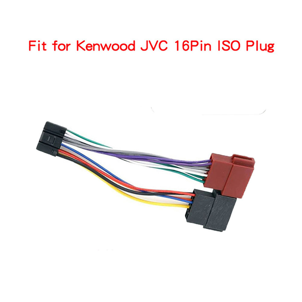 Car Accessories Jvc - สายต่อเครื่องเสียงรถยนต์ แปลงสาย CD เป็นปลั๊ก ISO อุปกรณ์เสริมสายไฟสำหรับ