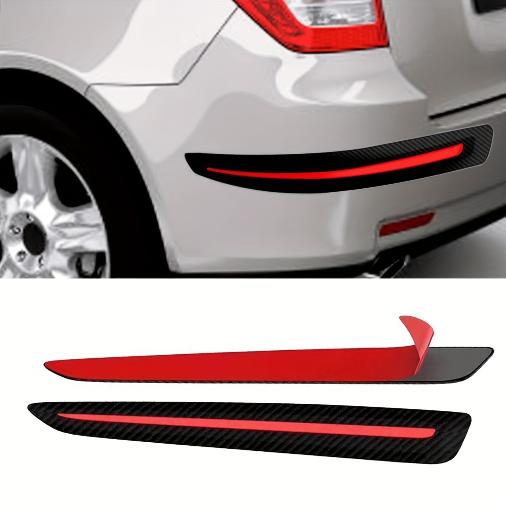 Bumper Guard Protector - กันชนหน้า-หลังรถยนต์ 1 คู่ แผ่นป้องกันมุมกันชน ป้องกันการชน แถบตกแต่งขอบกันชน