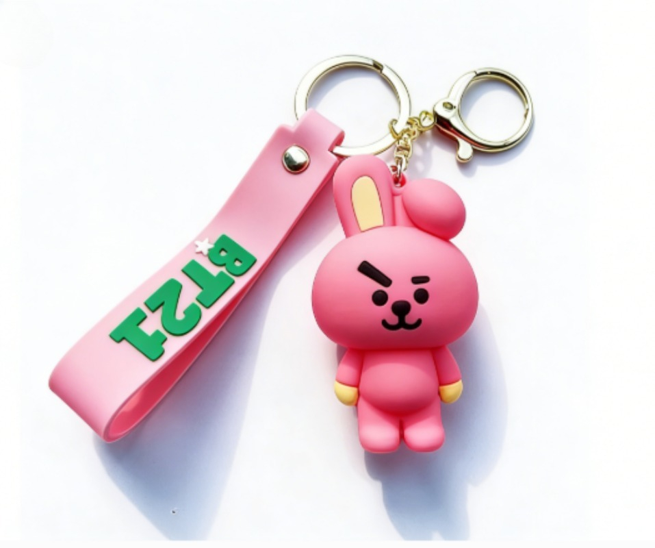 Car Accessories Company - พวงกุญแจ BT21 โคยะ อาร์เจ ชูกี้ คุกกี้