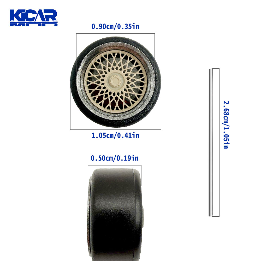 ล้อรถโมเดลขนาด 1/64 พร้อมยางล้ - Car Accessories Company บทวิจารณ์และราคา