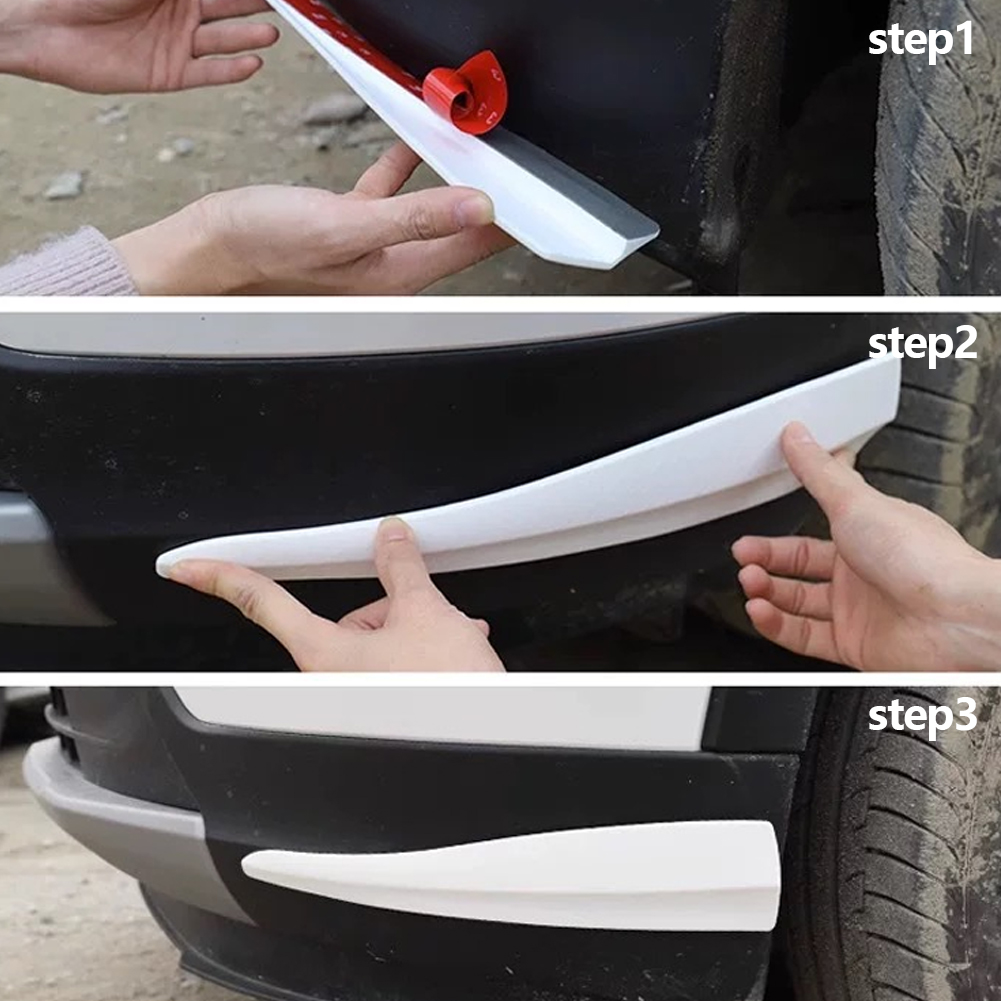 แถบกันกระแทกตกแต่งรถยนต์ 2 ชิ้ - Bumper Guard Protector บทวิจารณ์และราคา