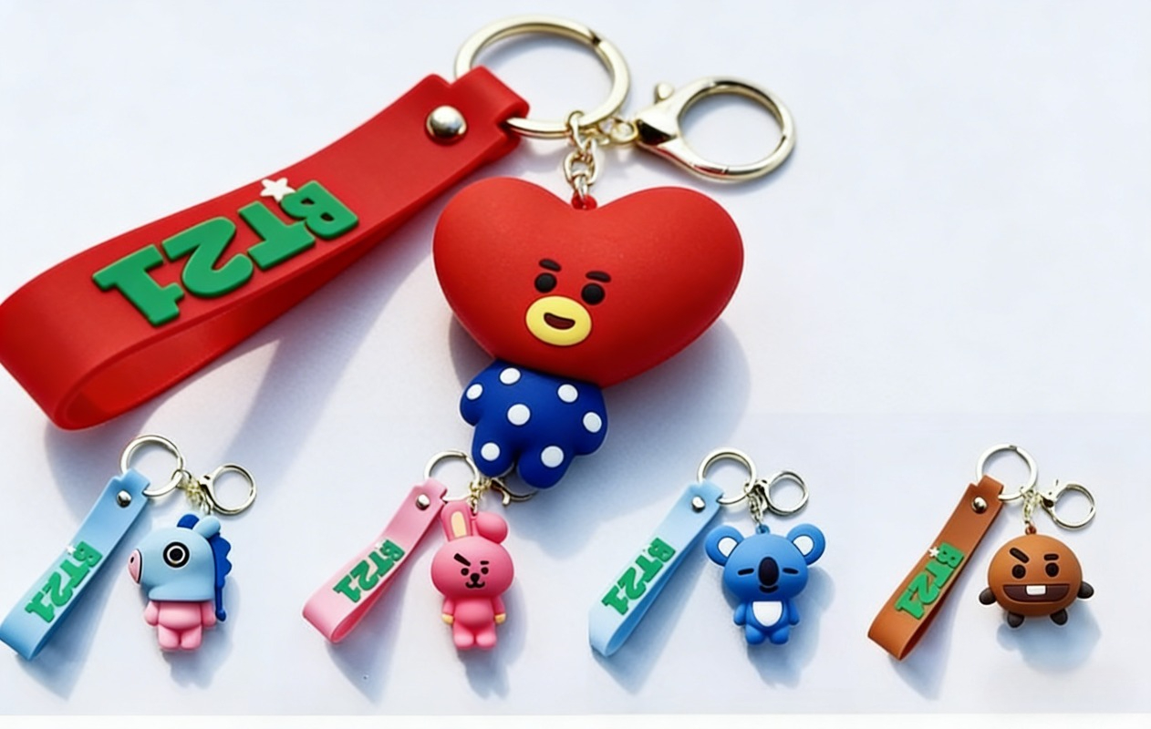 พวงกุญแจ BT21 โคยะ อาร์เจ ชูกี - Car Accessories Company บทวิจารณ์และราคา