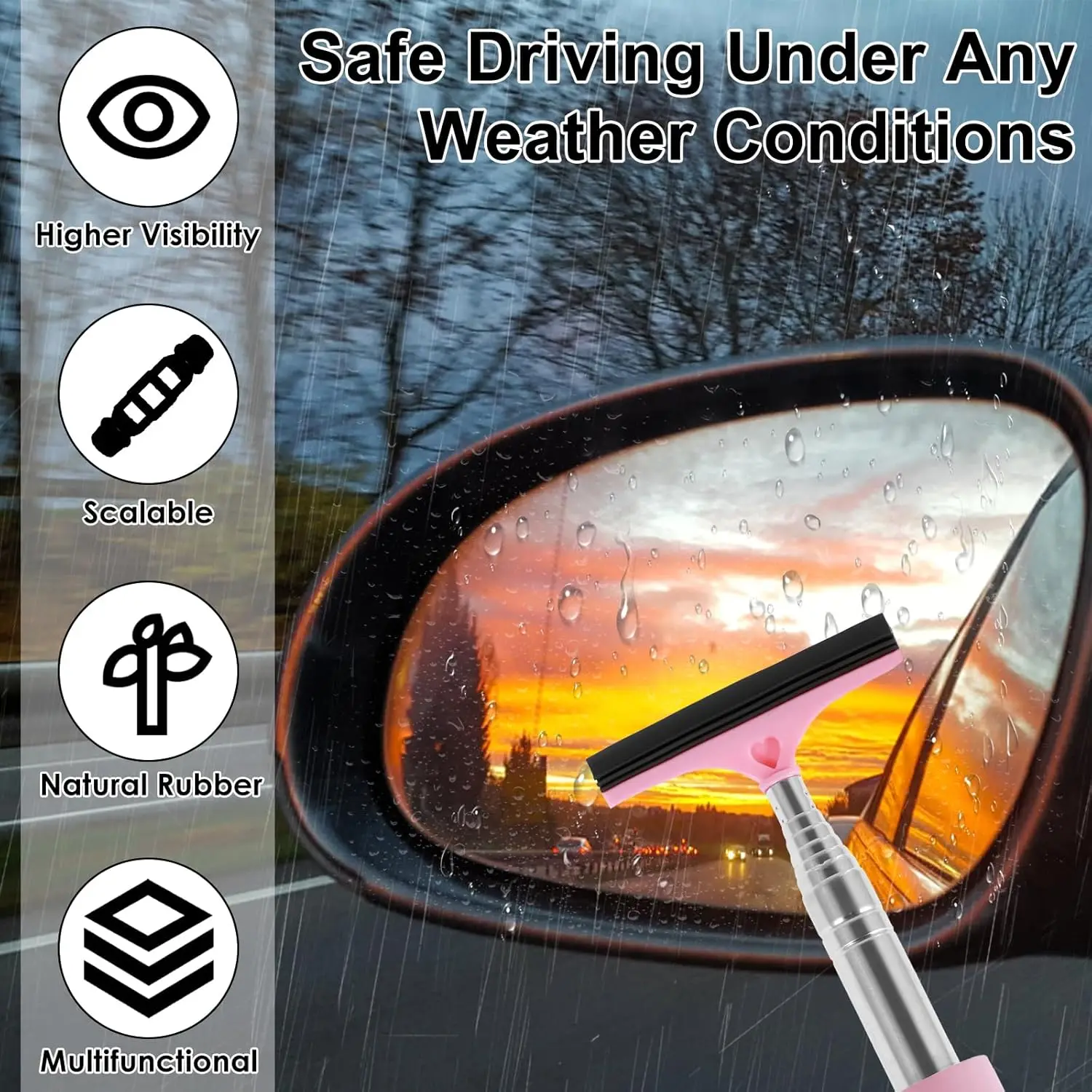 ที่ปัดน้ำฝนกระจกมองหลังแบบพับเ - Car Accessories Company บทวิจารณ์และราคา