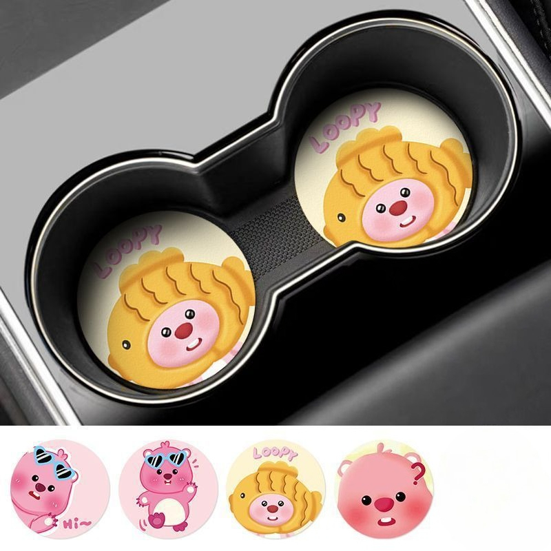 แผ่นรองแก้วลายการ์ตูน Loopy Cr - Car Accessories Company บทวิจารณ์และราคา