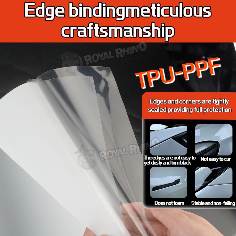 ฟิล์มใส TPU ป้องกันสีรถยนต์ PP - Bumper Guard Protector บทวิจารณ์และราคา