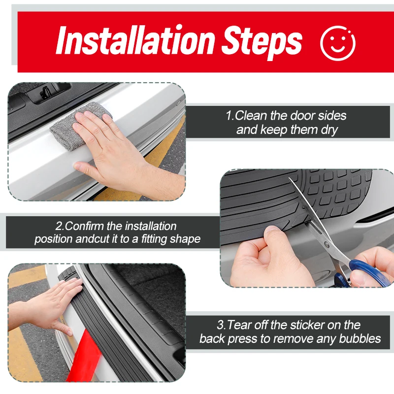 แผ่นกันรอยกันชนท้ายรถยนต์อเนกป - Bumper Guard Protector บทวิจารณ์และราคา