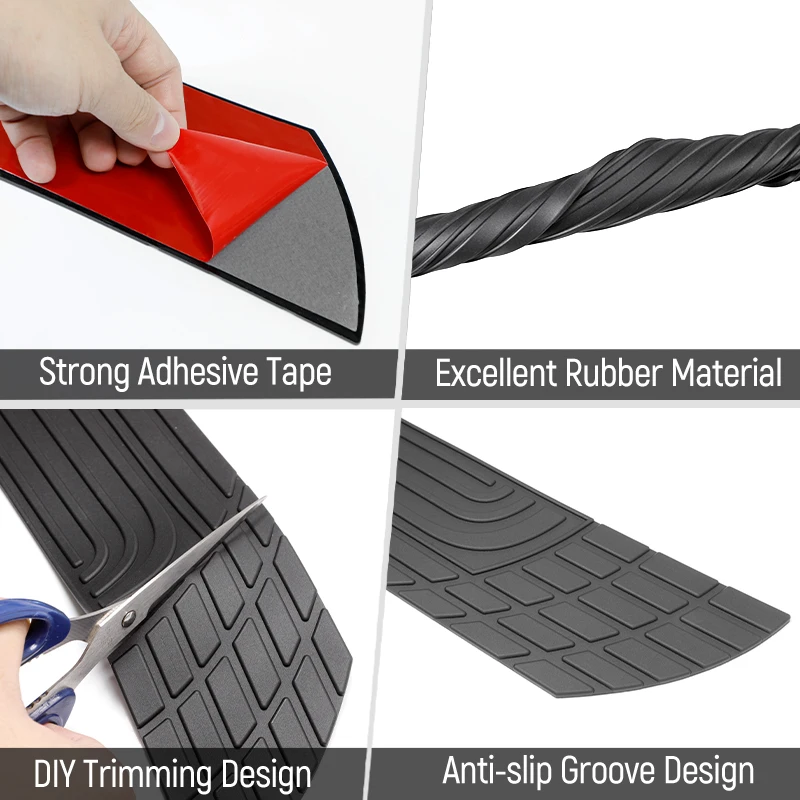 แผ่นกันรอยกันชนท้ายรถยนต์อเนกป - Bumper Guard Protector บทวิจารณ์และราคา