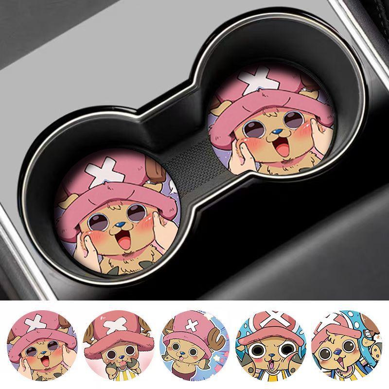 แผ่นรองแก้วโซดาวันพีซลายการ์ตู - Car Accessories Company บทวิจารณ์และราคา