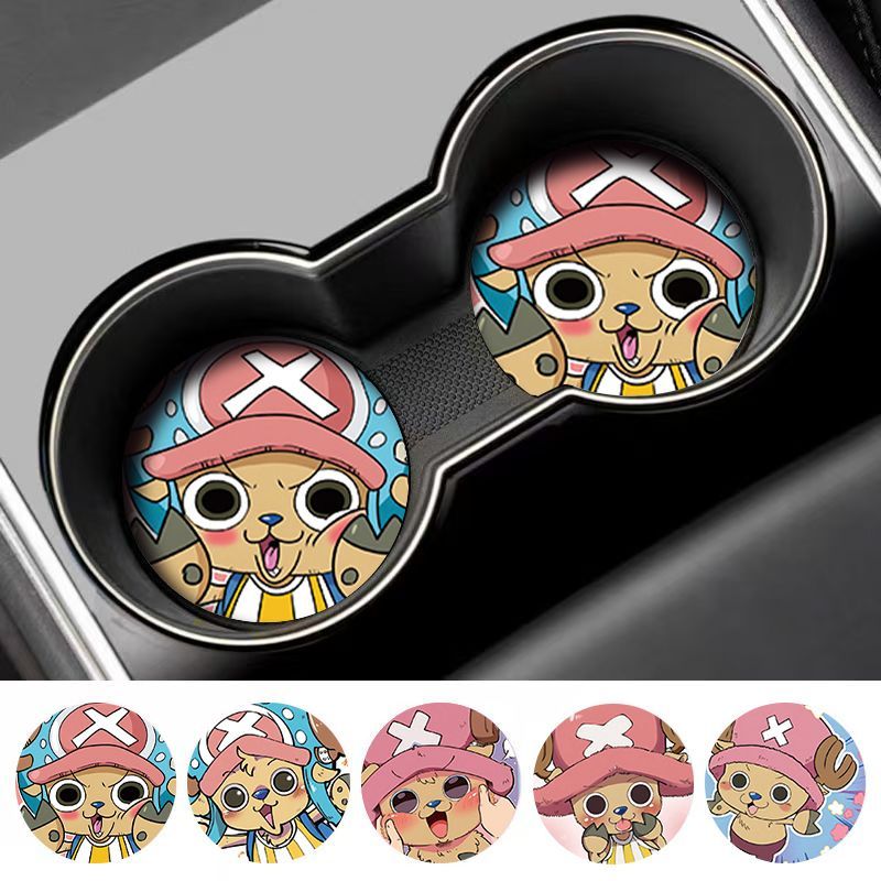 แผ่นรองแก้วโซดาวันพีซลายการ์ตู - Car Accessories Company บทวิจารณ์และราคา