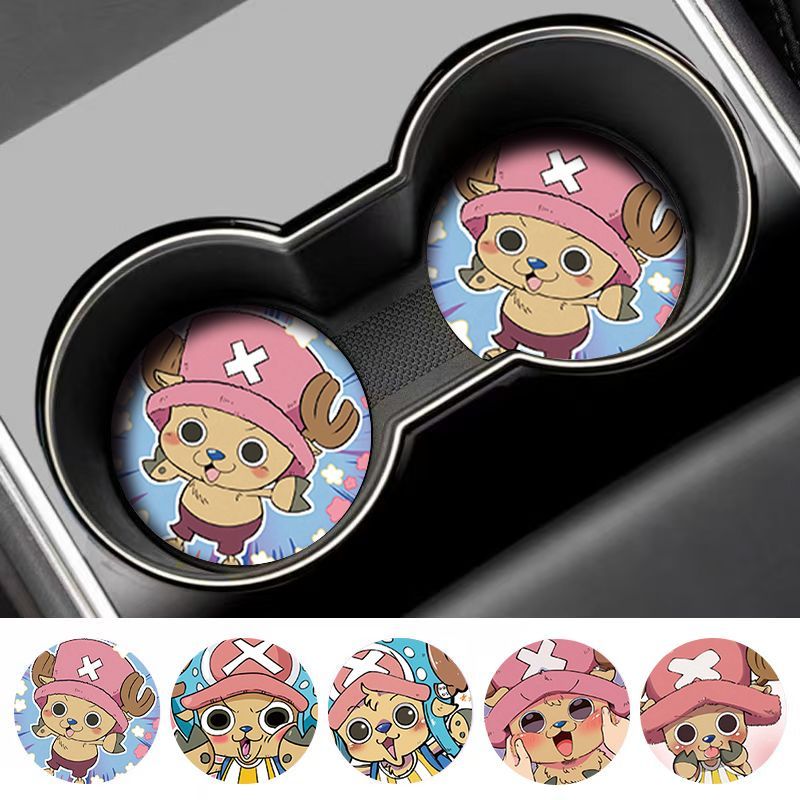 แผ่นรองแก้วโซดาวันพีซลายการ์ตู - Car Accessories Company บทวิจารณ์และราคา